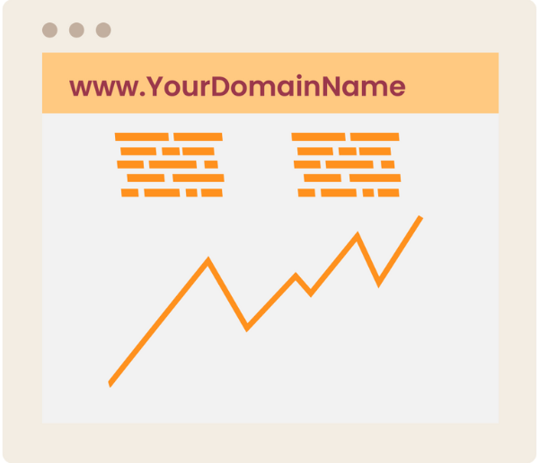 Your Domain Name Graph Graphic