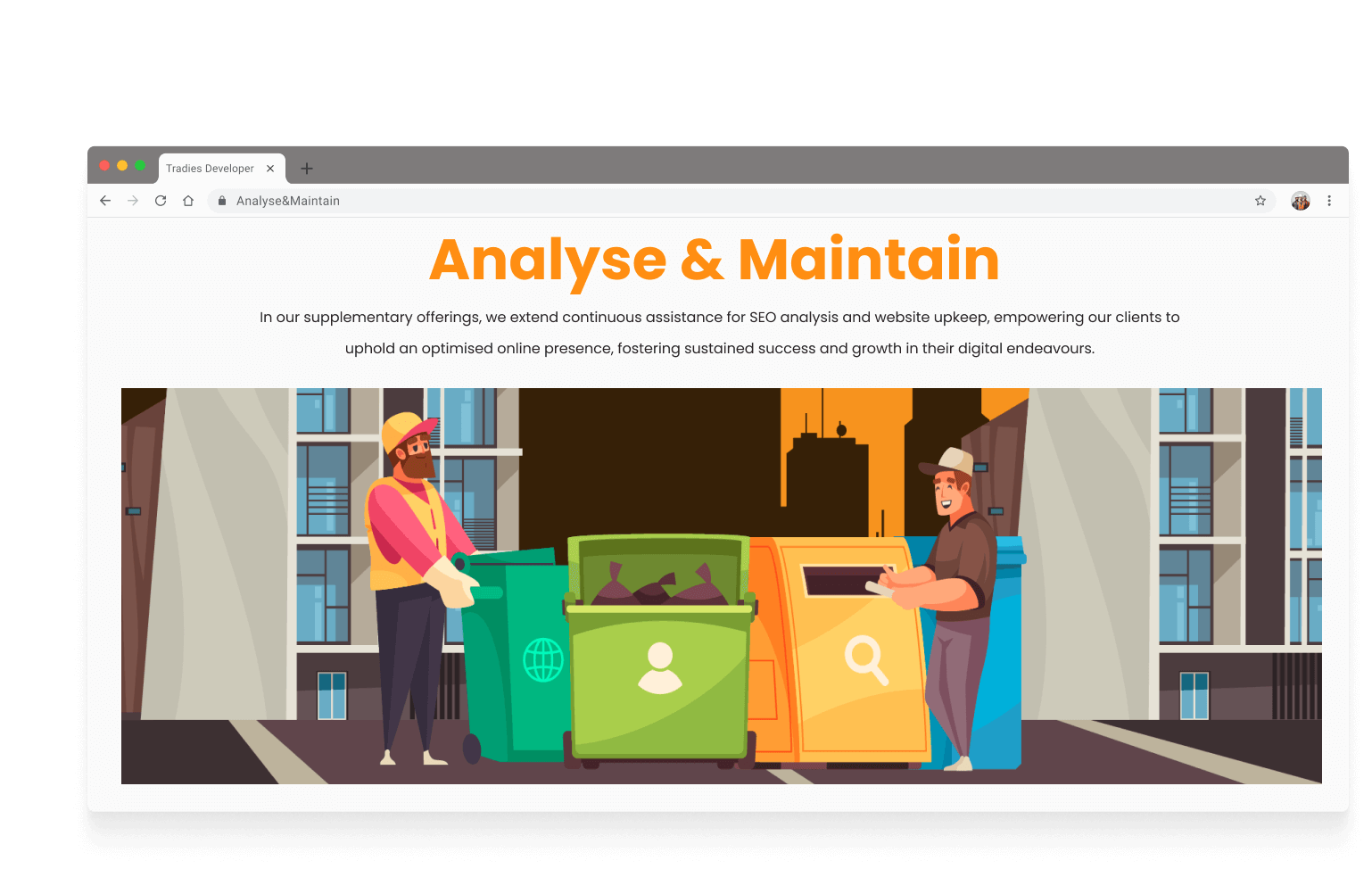 Analyse & Maintain Graphic